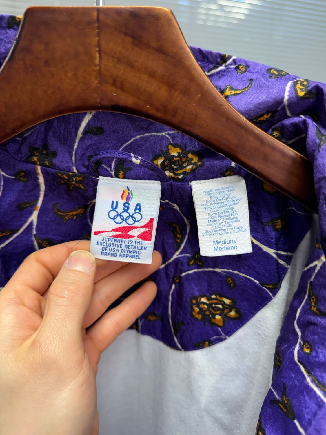 90s olimpic USA 나일론 자켓 상품이미지5