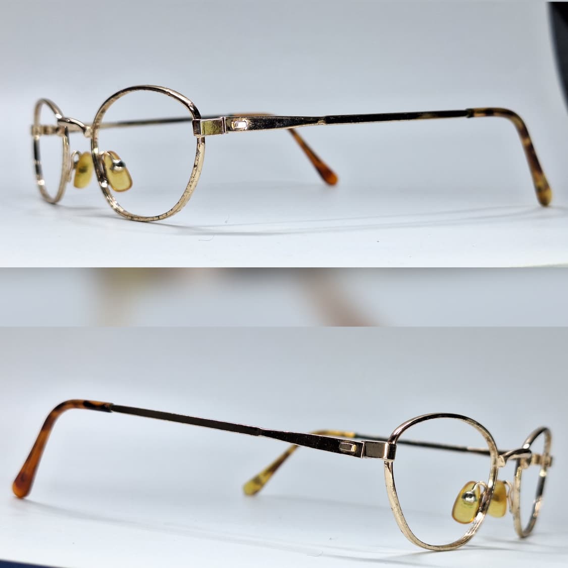 90s 일본 빈티지 안경테 133mm 아메카지 올드머니 스트릿 유니크  상품이미지8