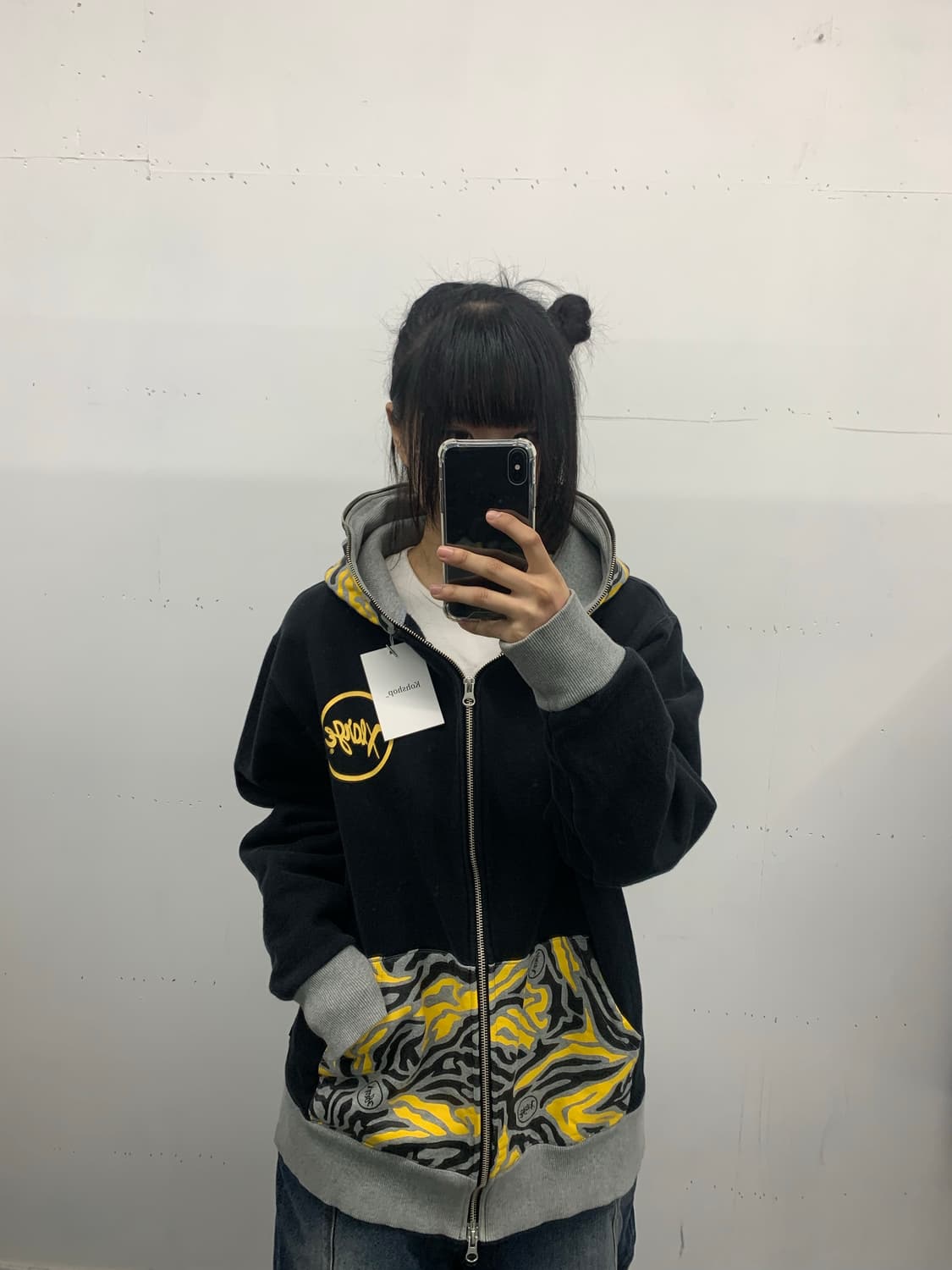 X large two-face 풀집업 상품이미지3