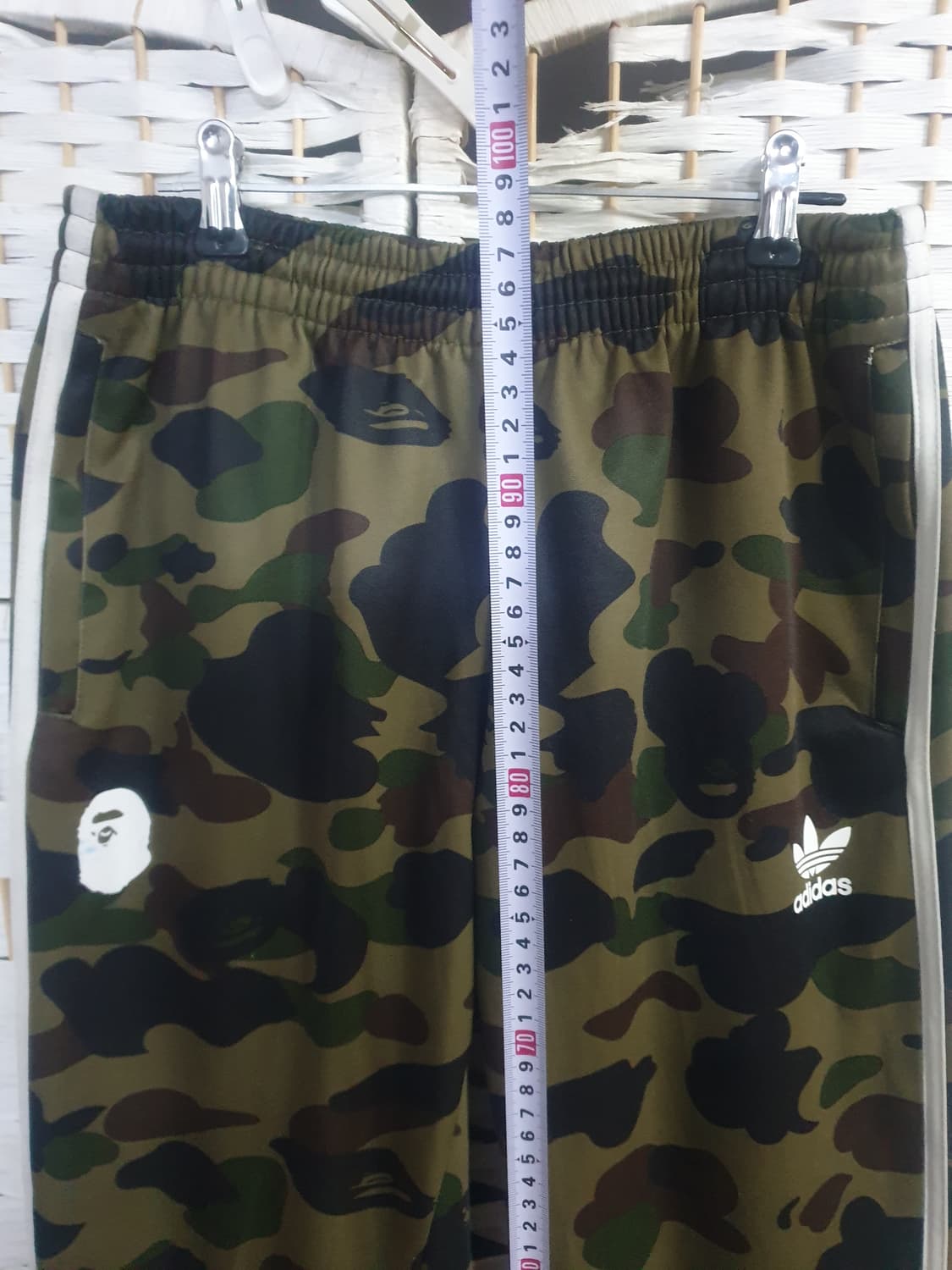 아디다스 x 베이프 카모 트레이닝 바지 L 상품이미지7