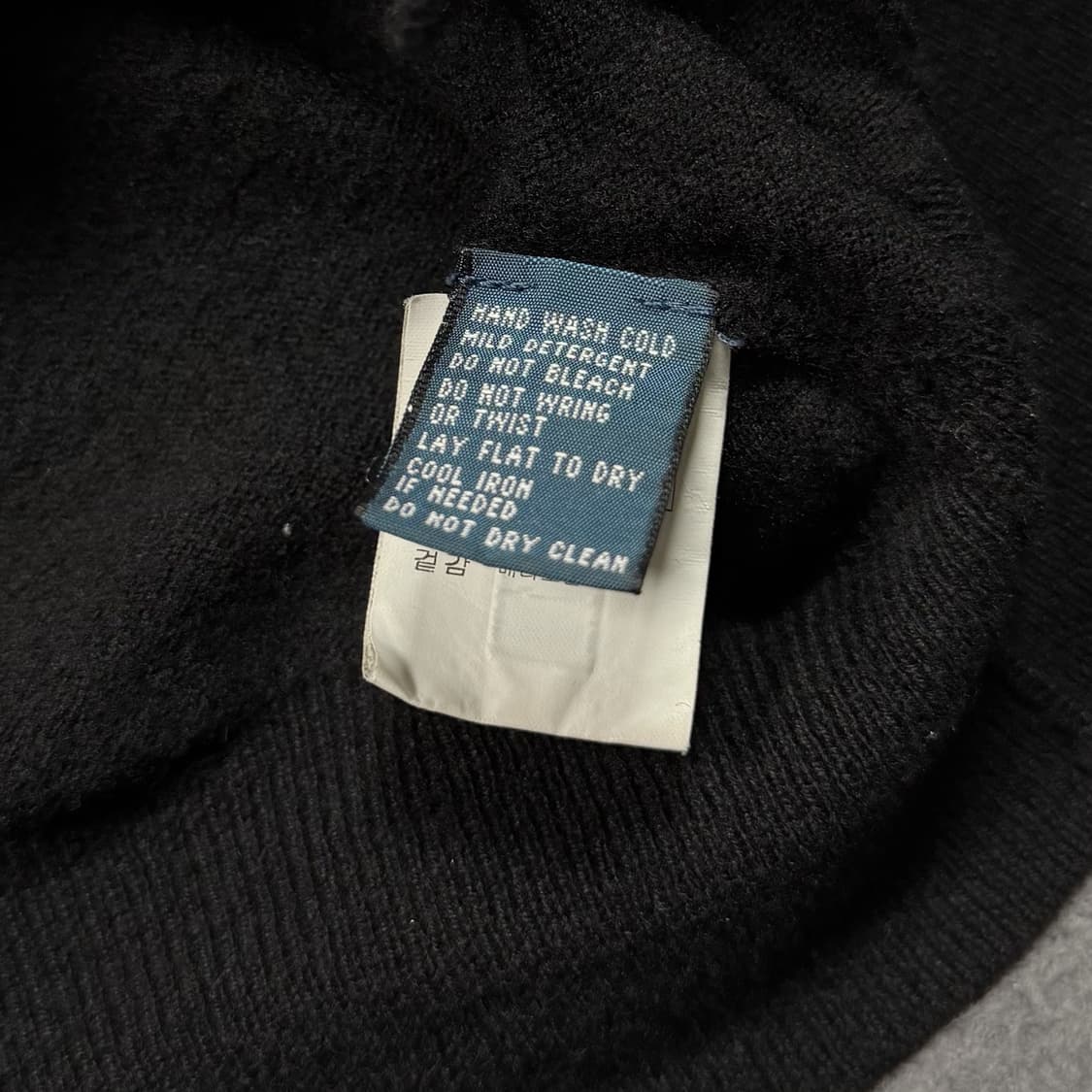 폴로 엘보우 레더패치 메리노울 가디건 상품이미지4