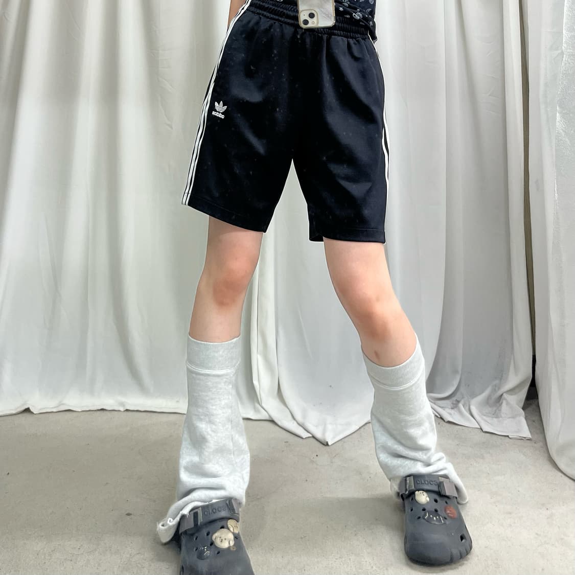 Adidas black firebird shorts 상품이미지2