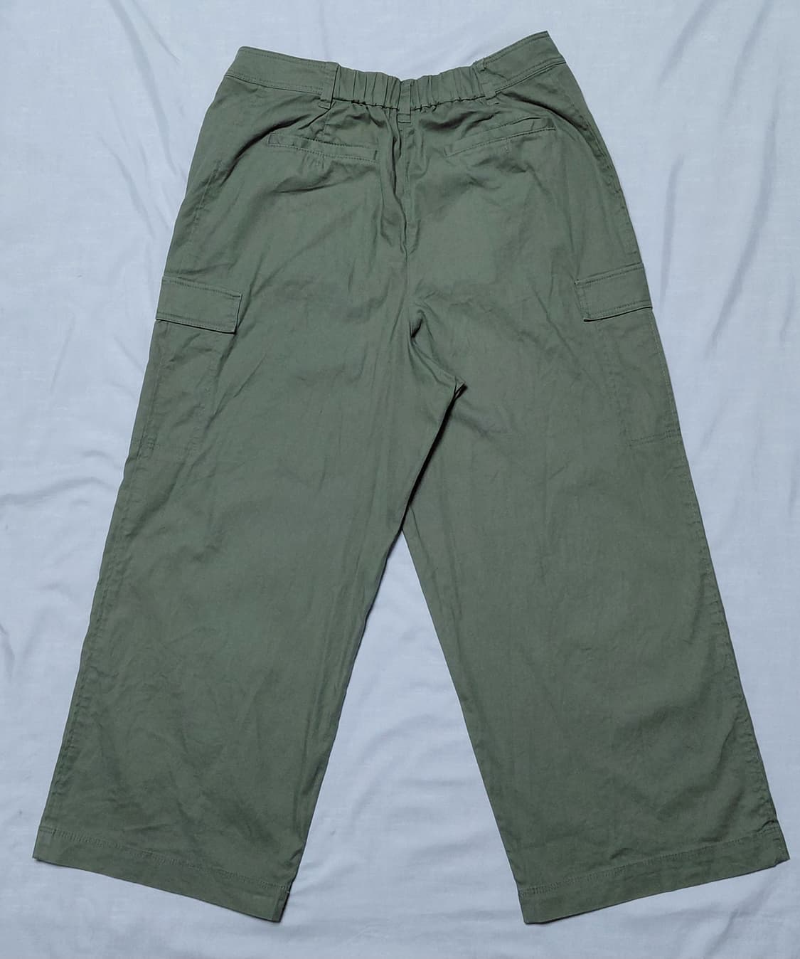 [44/77-88] EVEX by KRIZIA 코튼 린넨 와이드 카고바지 상품이미지7