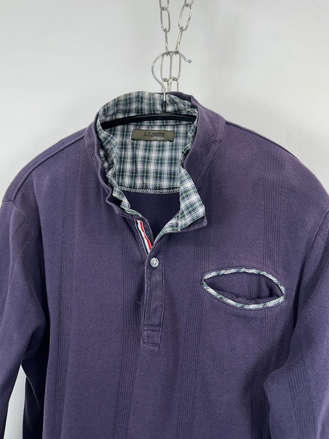 UP Renoma Fake Layered Sleeve Top  상품이미지4