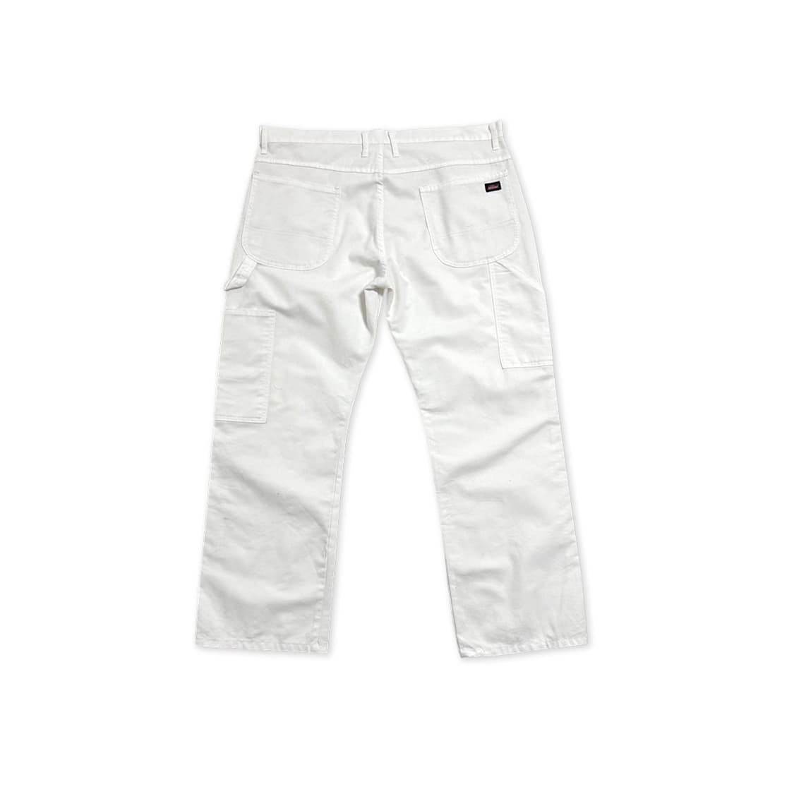 디키즈 화이트 코튼 카펜더 워크팬츠 상품이미지1
