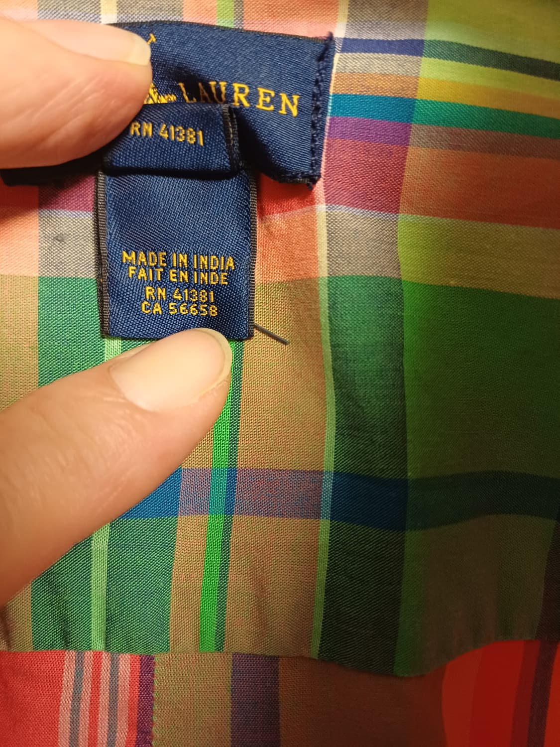 Polo Ralph Lauren Multi-Color Plaid Shir 상품이미지6