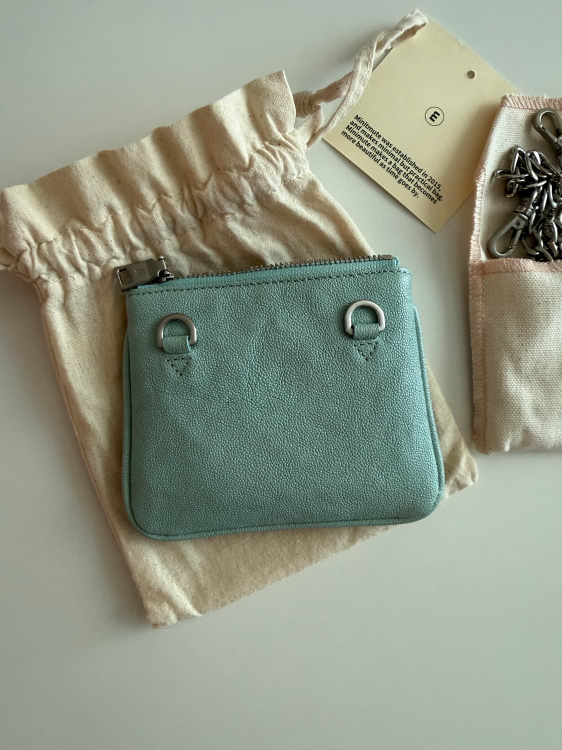 미닛뮤트 브렛 마이크로 미니백 캐비어 블루 (단종색상) 상품이미지3