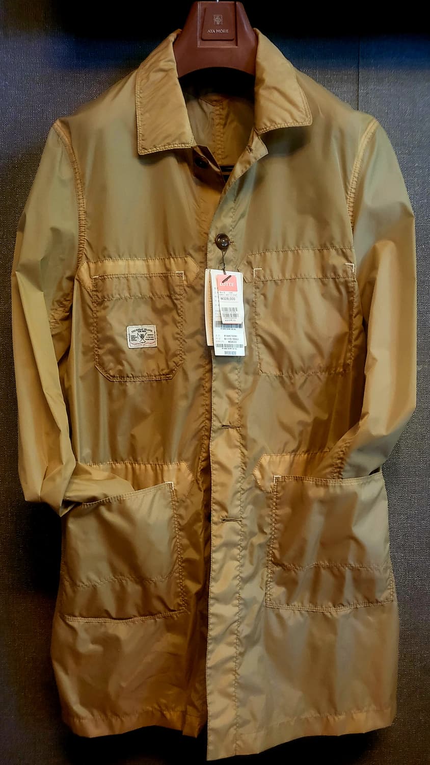 [택달린 새상품] 티아이포맨 레인코트 겸용 트렌치코트 상품이미지1