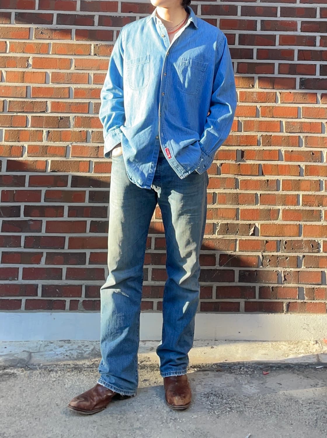 말보로 클래식 웨스턴 데님셔츠USA 상품이미지2