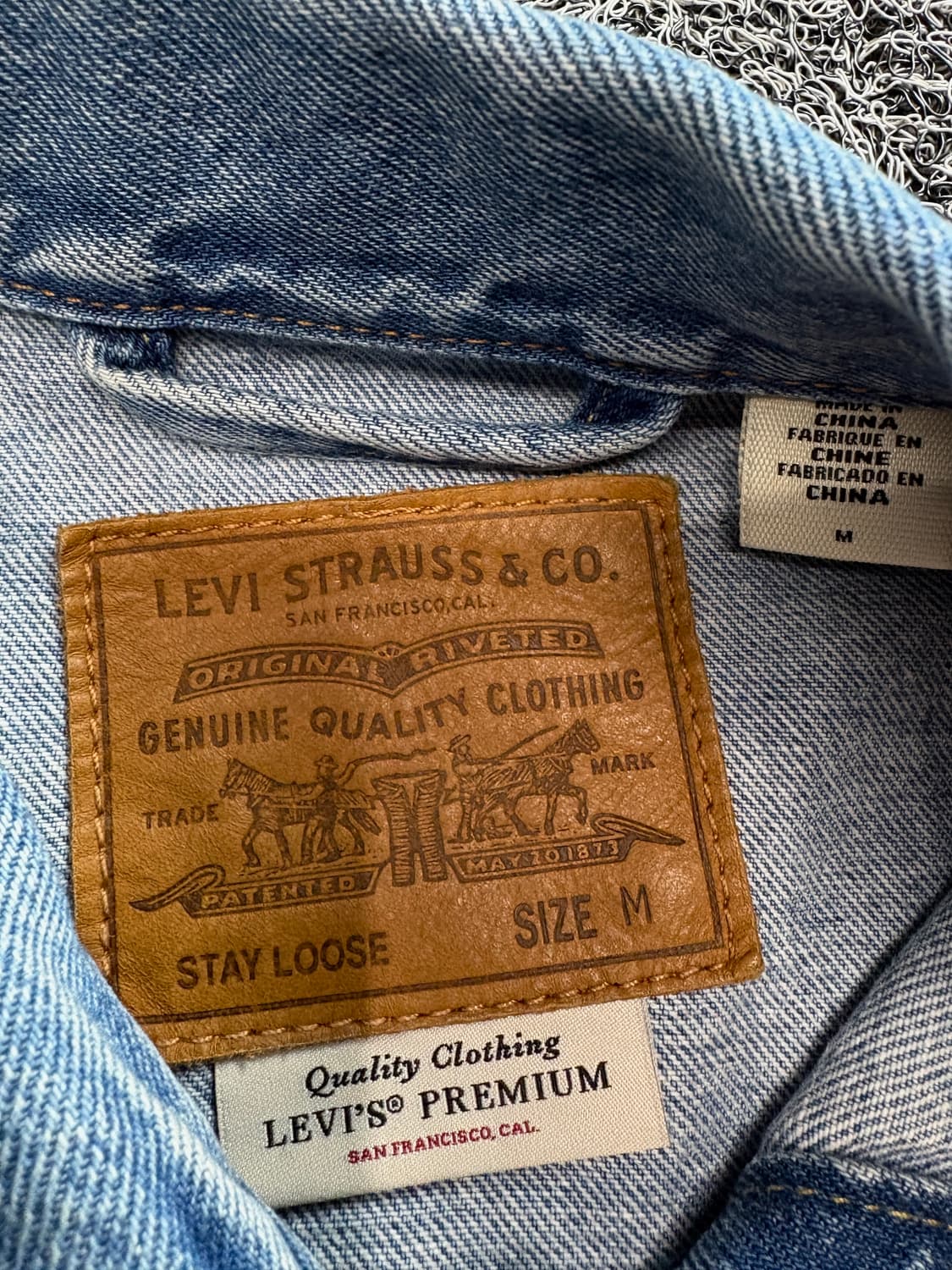 리바이스 스테일 루즈 웨스턴 트러커 데님 자켓 3065 상품이미지3