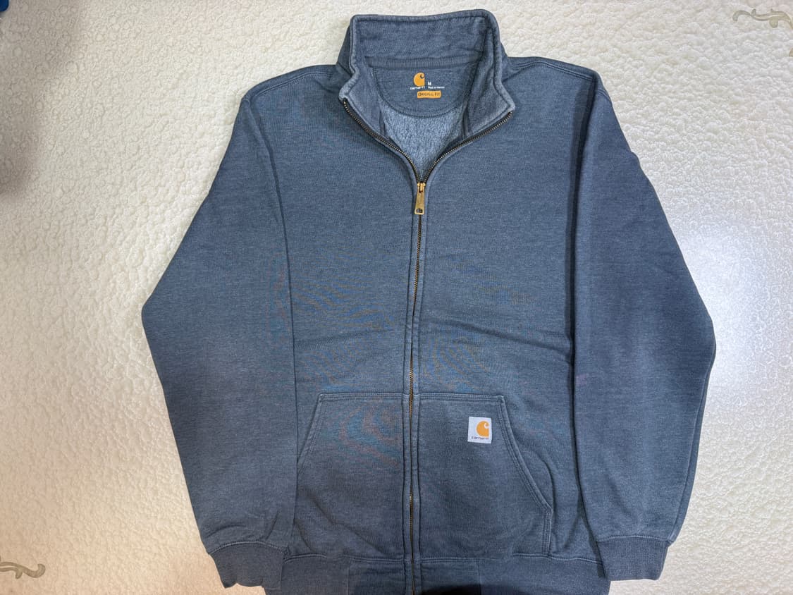 Carhartt mockneck zipup navy 상품이미지1