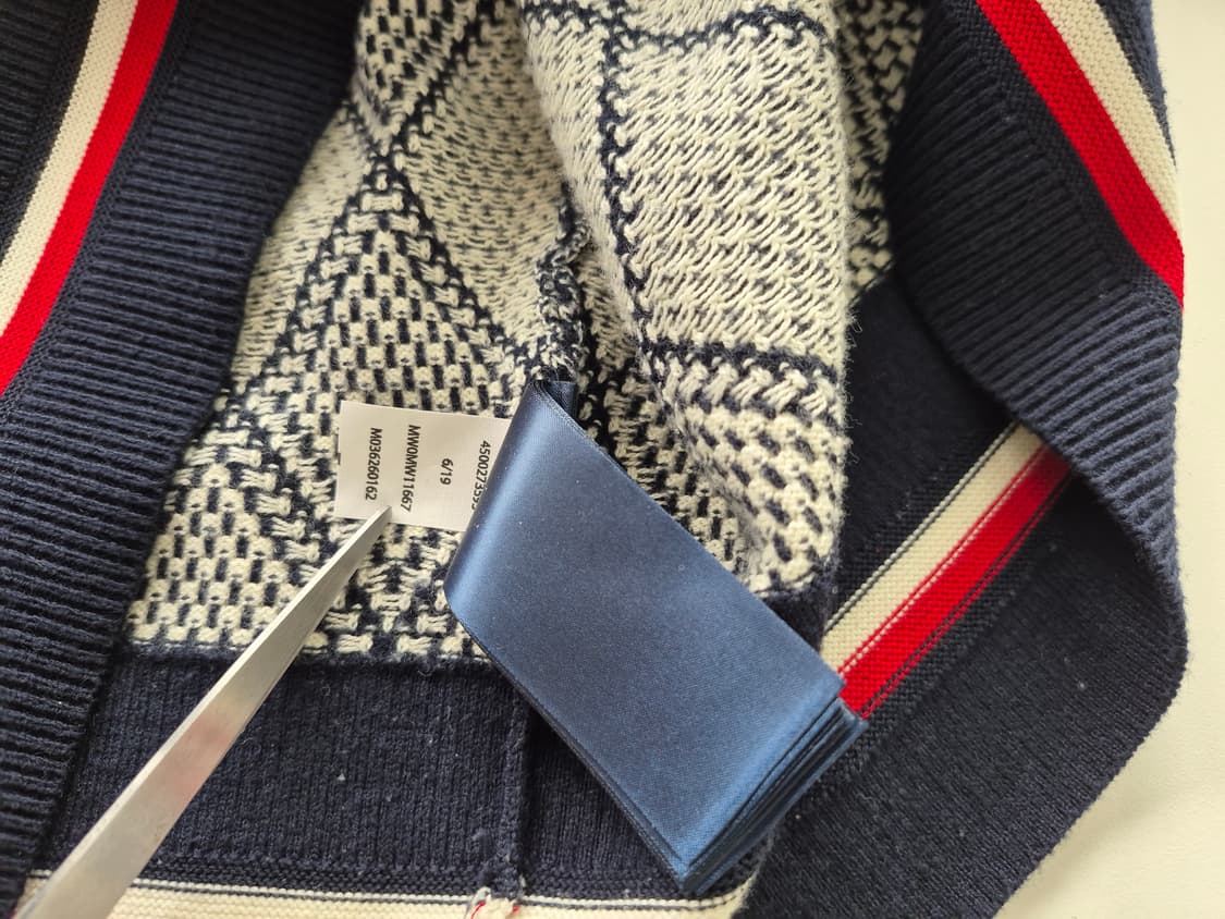 남성S95)타미힐피거 아가일 니트(MTA 상품이미지8