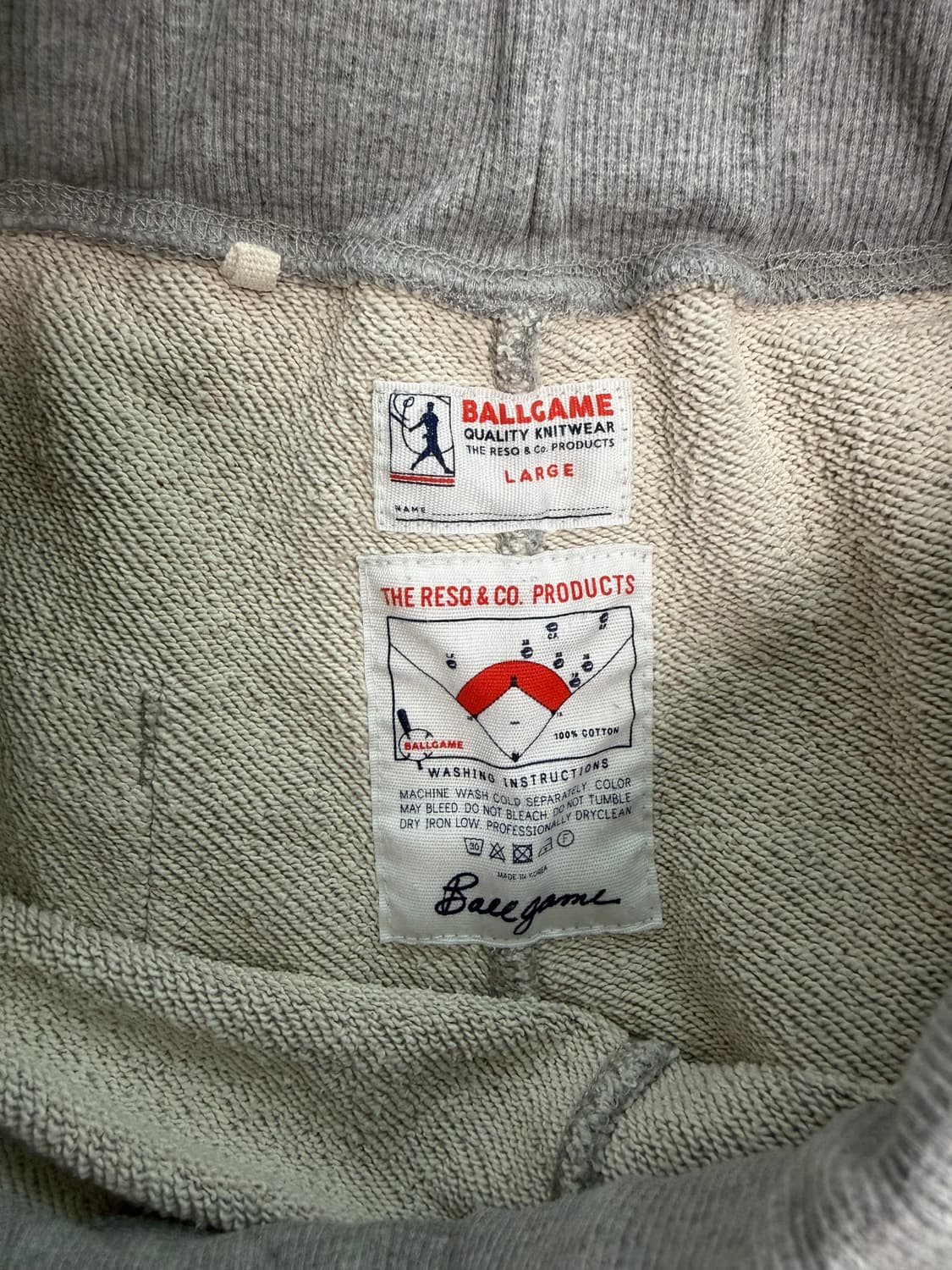 더레스큐 볼게임 스웻팬츠 L 상품이미지3