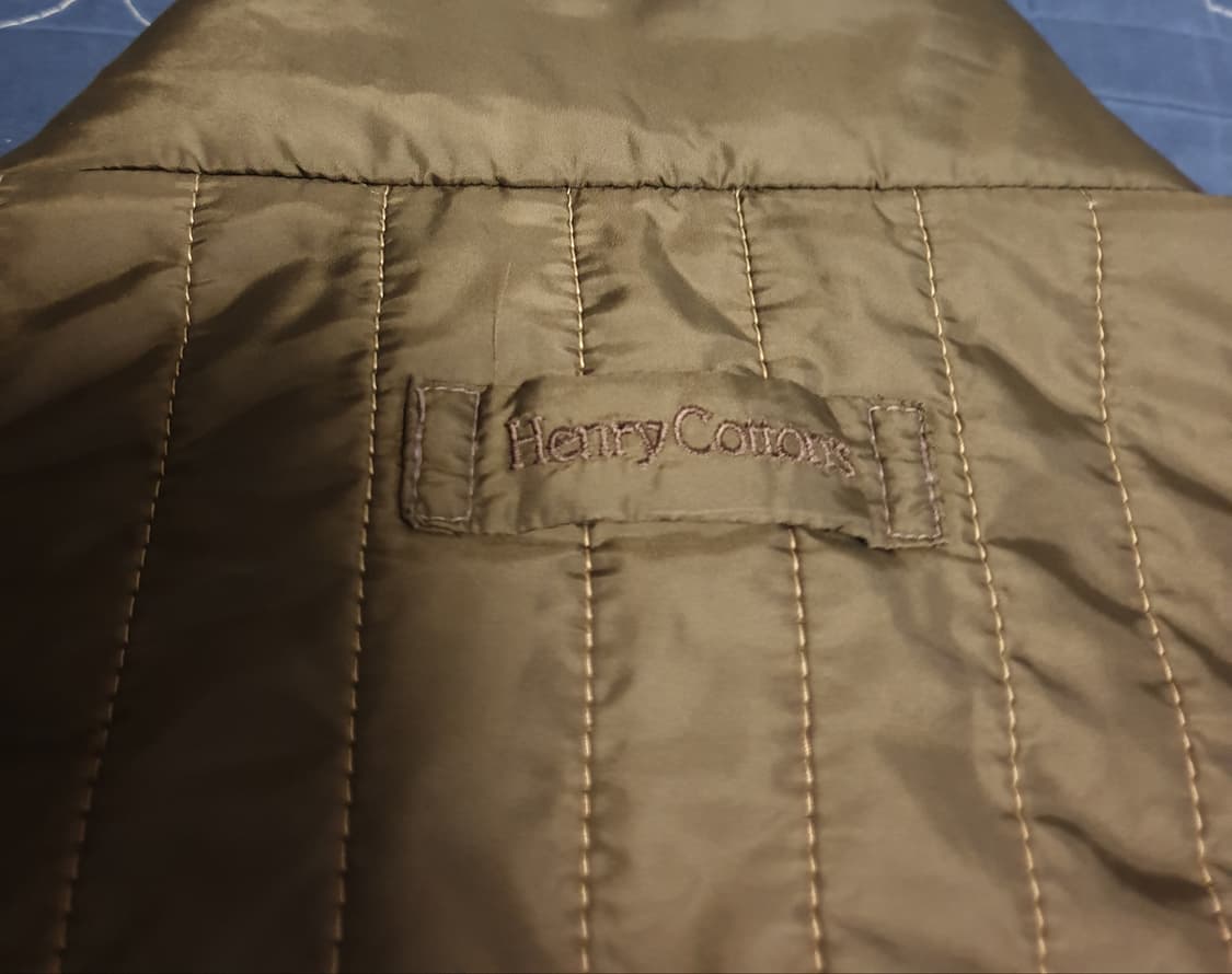 (빈티지) 헨리코튼 유틸리티 퀄팅 자켓 다크 올리브 (110) 상품이미지4