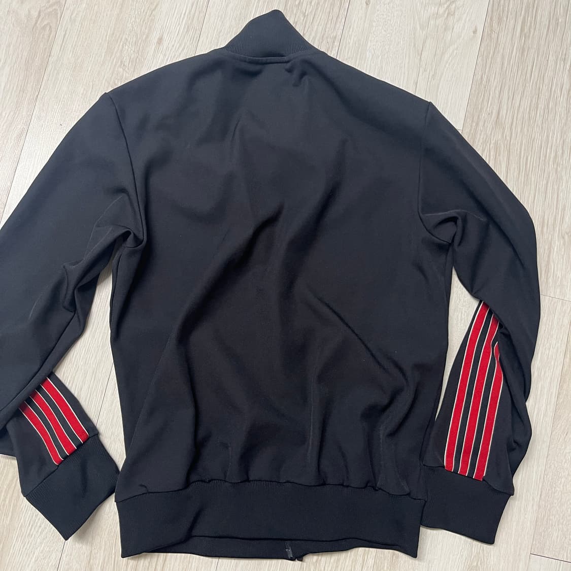 아디다스 맨유 트랙탑 블랙/레드 삼선 m 상품이미지6