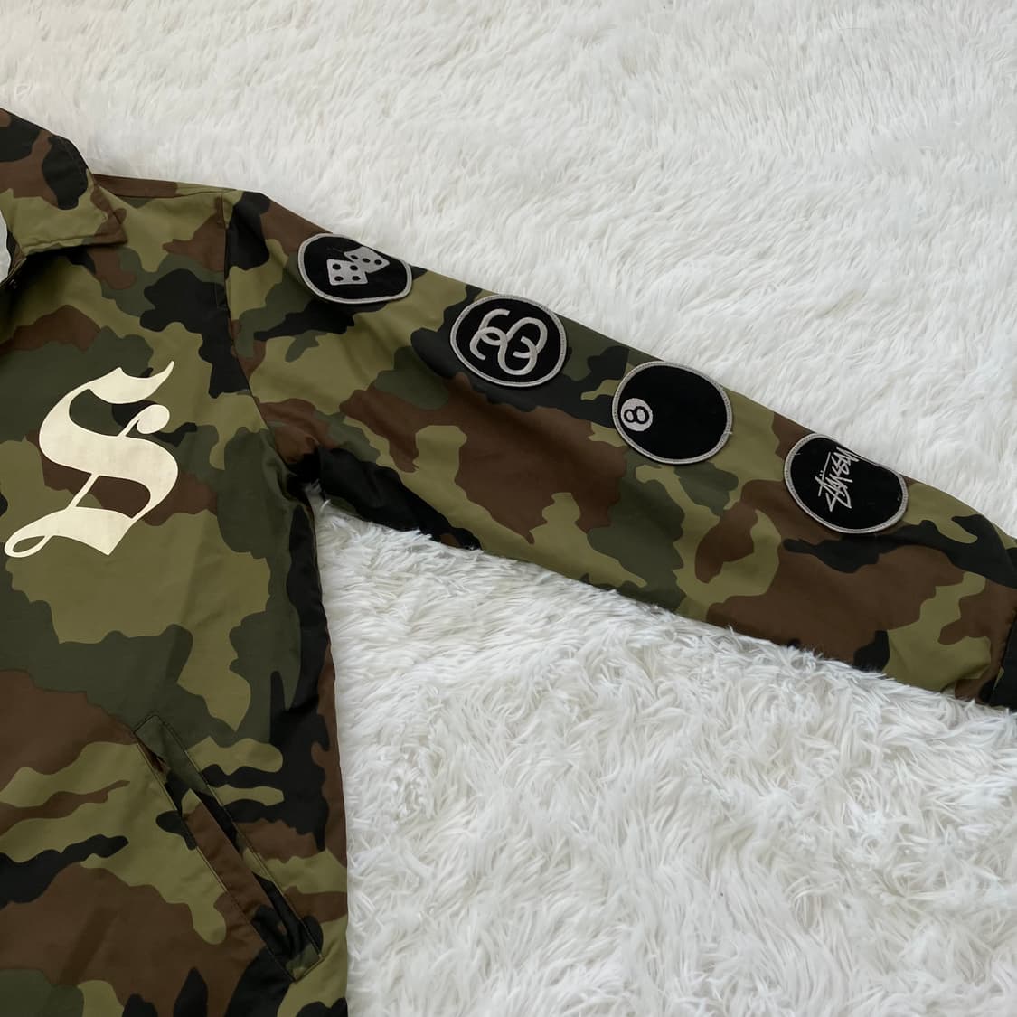 스투시 밀리터리 올 패치 자켓 944 y2k 스트릿 갸루 펑키 일본빈티지 상품이미지4