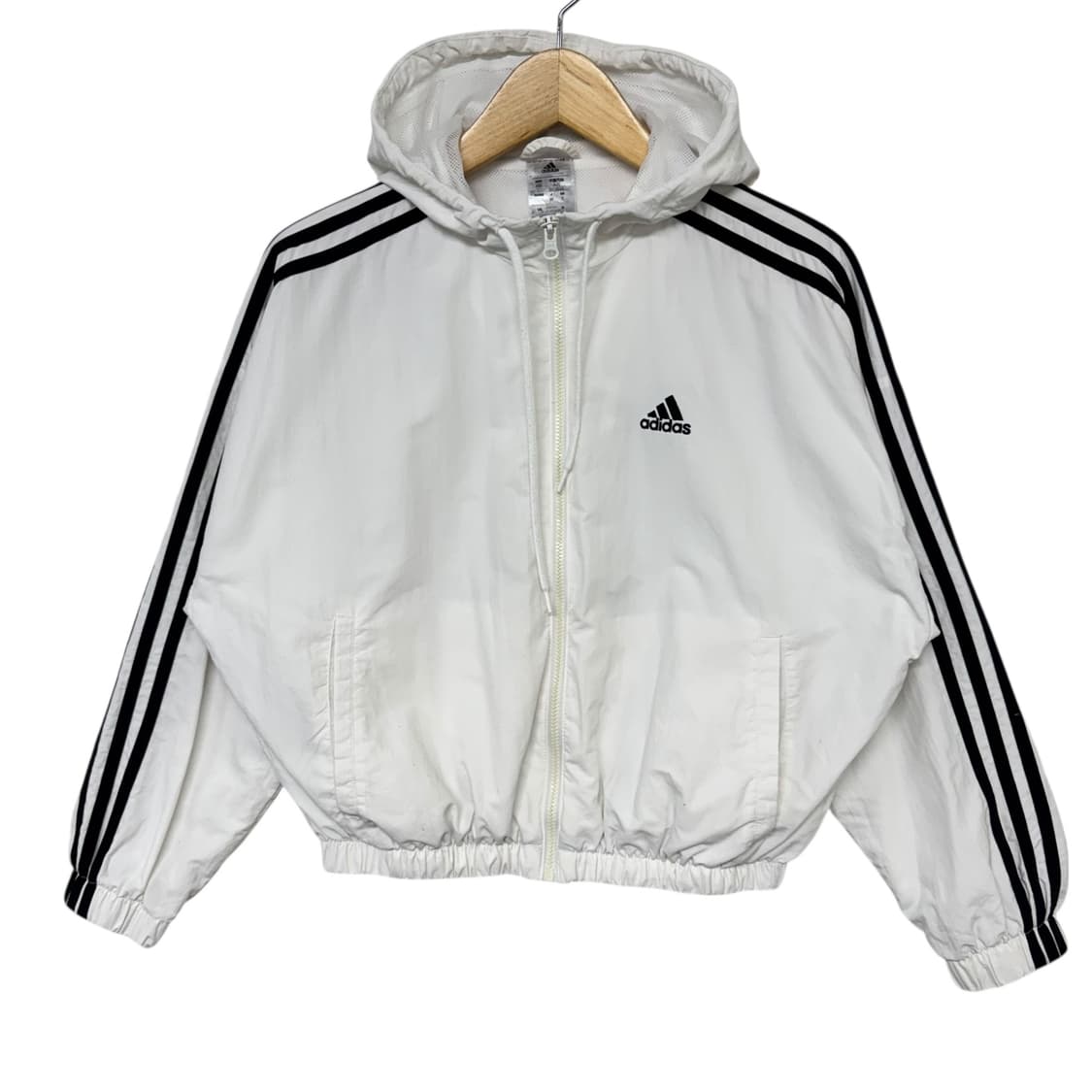 아디다스 로고 3S 크롭바람막이 상품이미지1