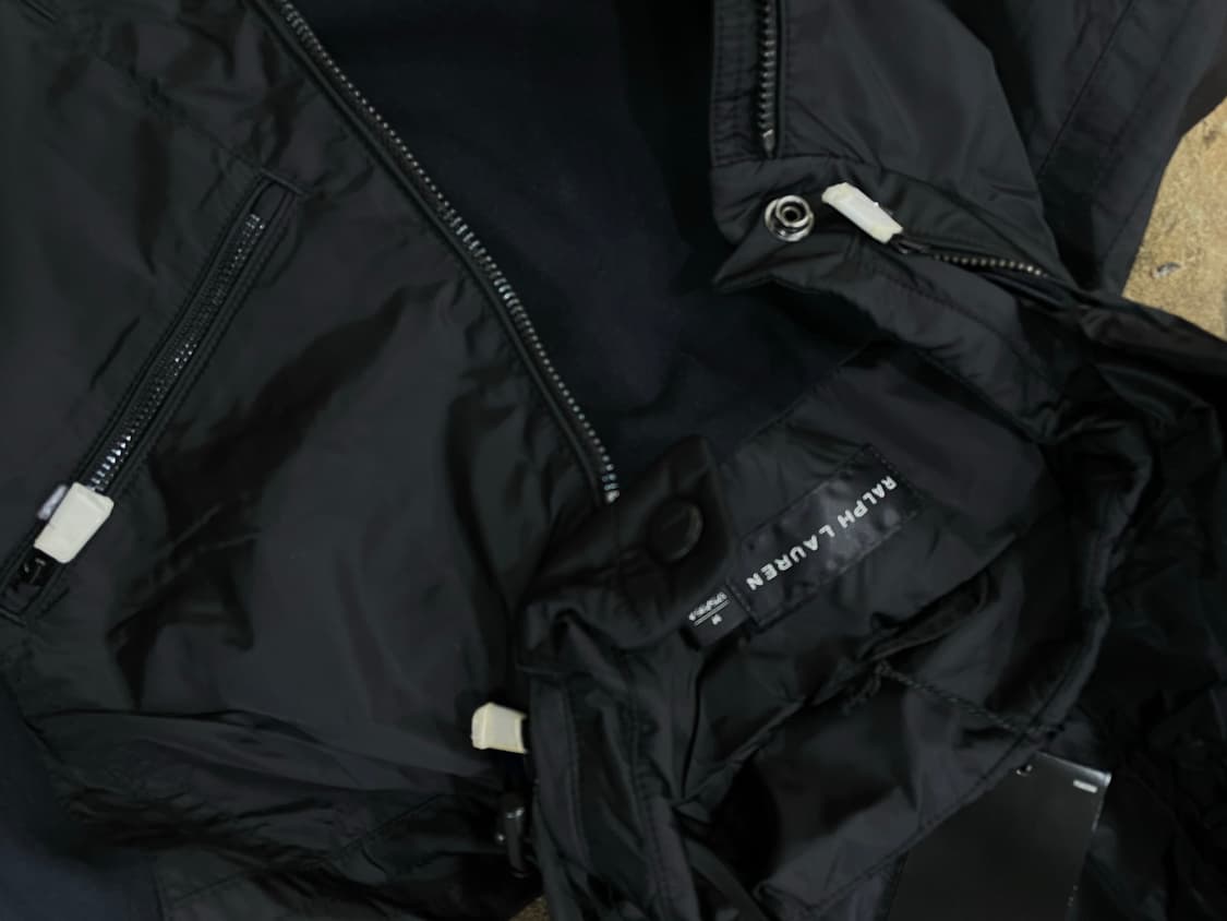 폴로랄프로렌(블랙라벨)/블랙 인터로크 보머자켓(M) 상품이미지3