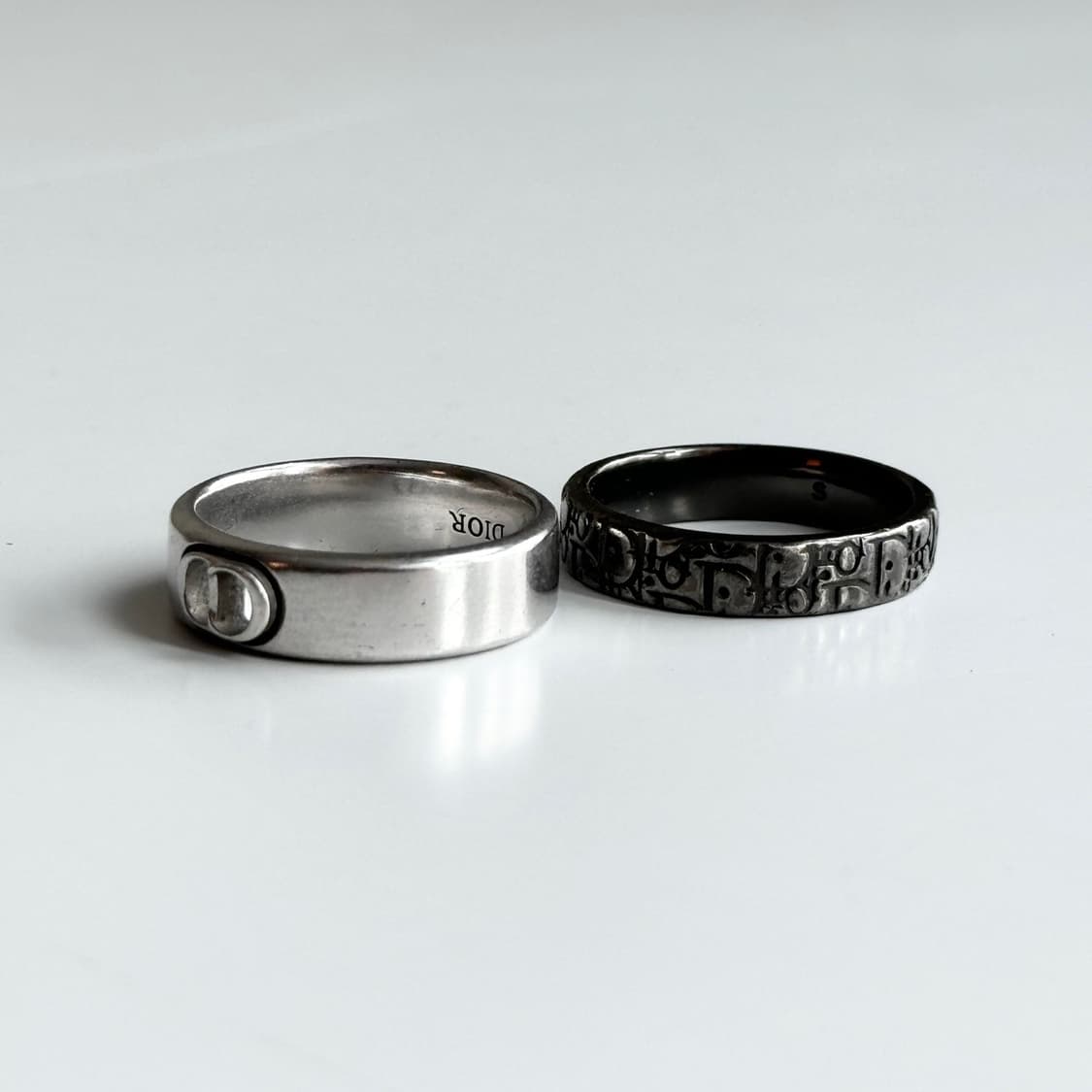 (S) 24FW 디올 반지 남성용 Dior Oblique 반지 세트 상품이미지7