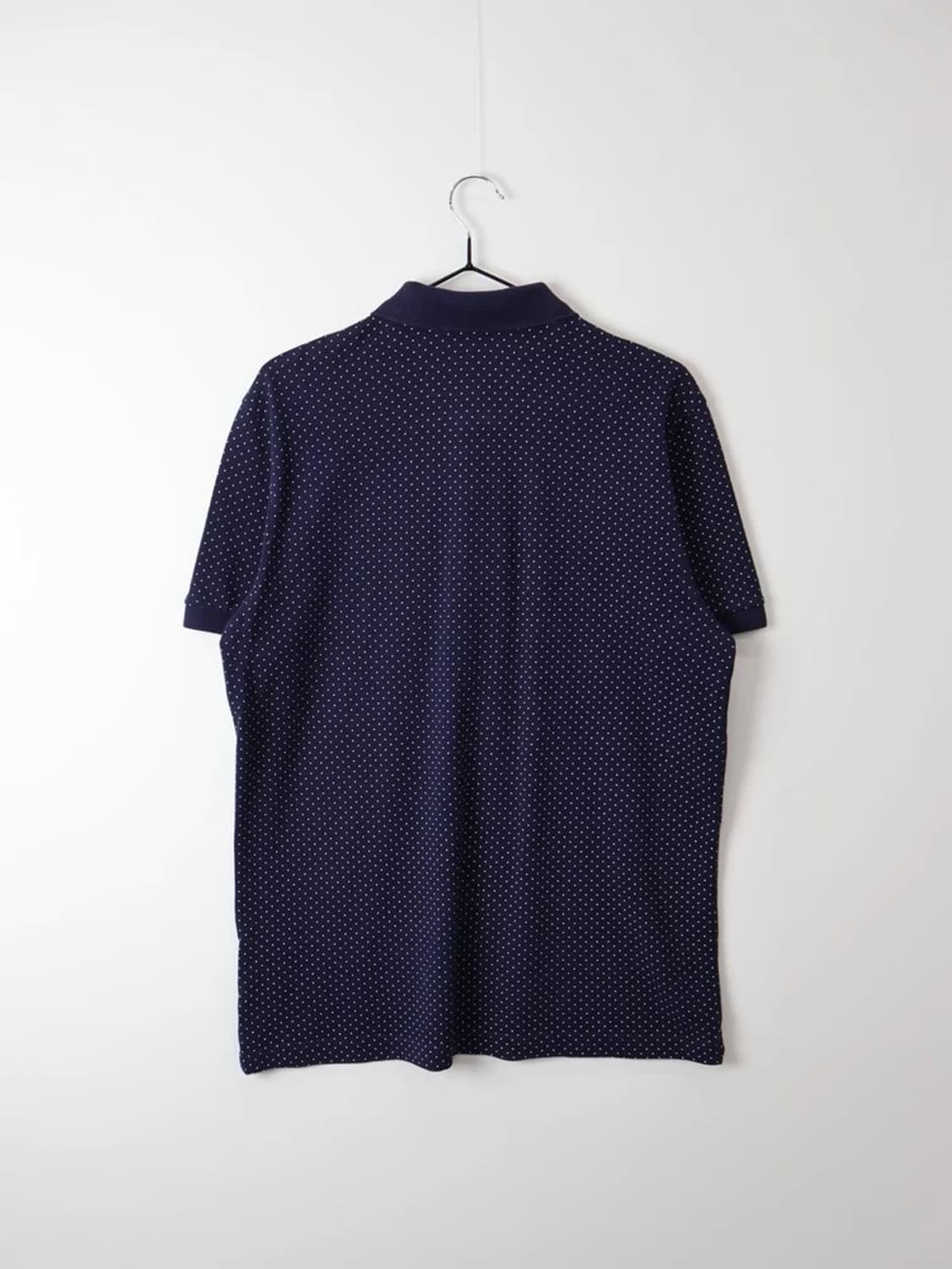 Lacoste Navy Polka Dot Pique Polo 상품이미지3