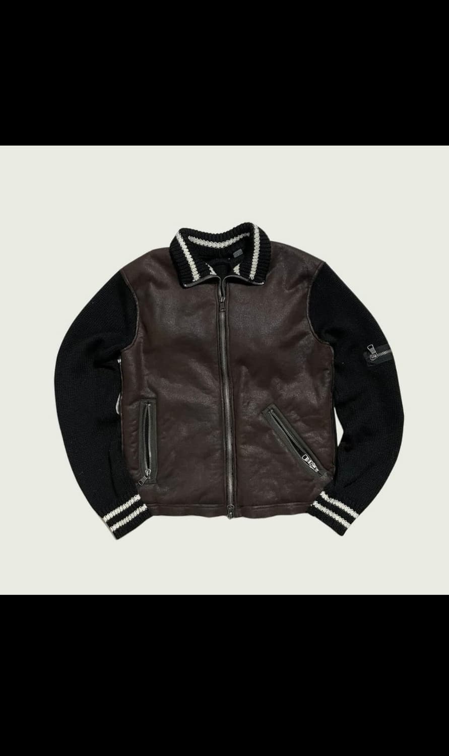 아르마니 익스체인지 니트 바시티 자켓 상품이미지2