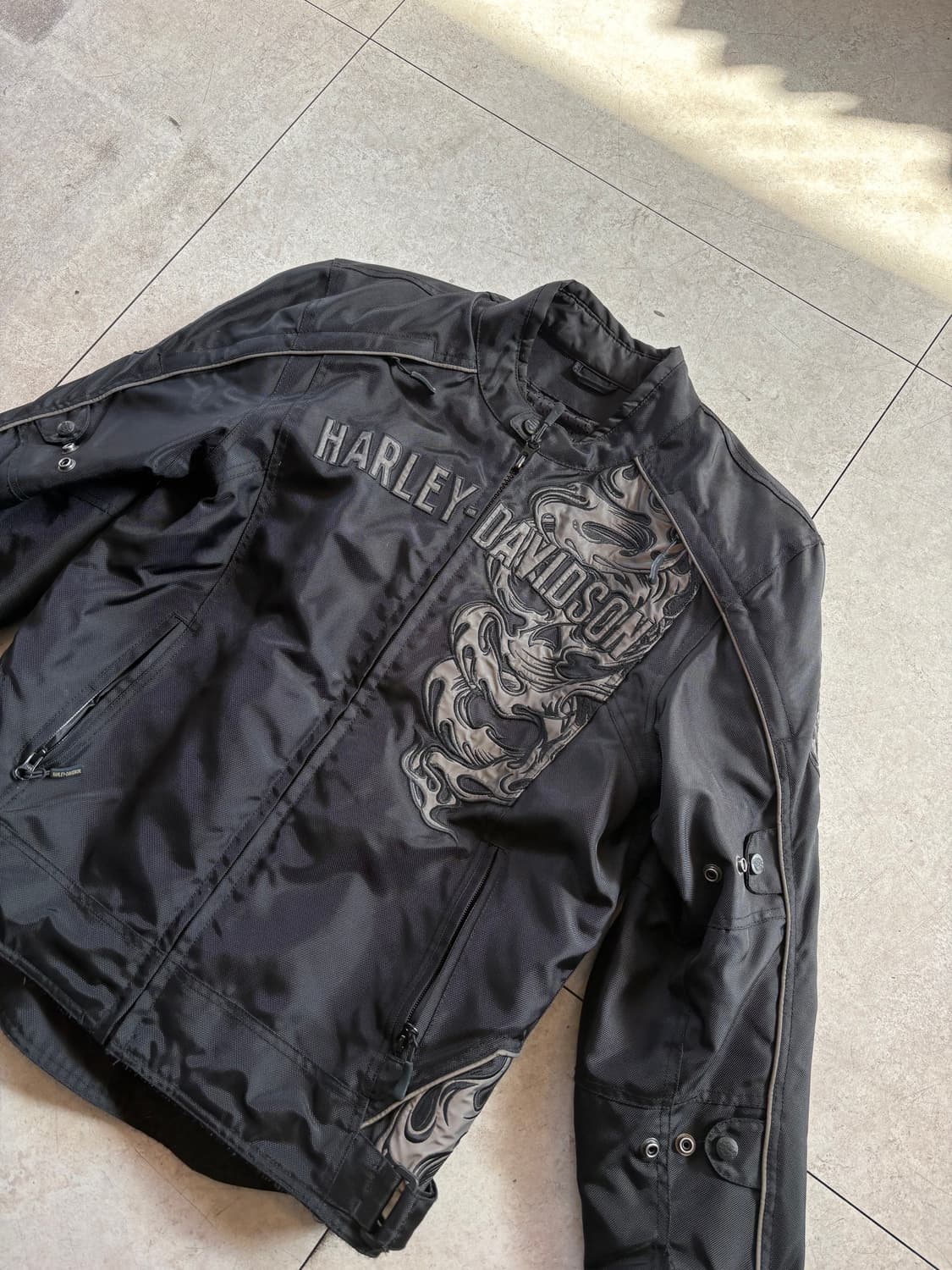 Harley davidson 할리 데이비슨 레이싱 자켓 스컬 스카치 상품이미지3