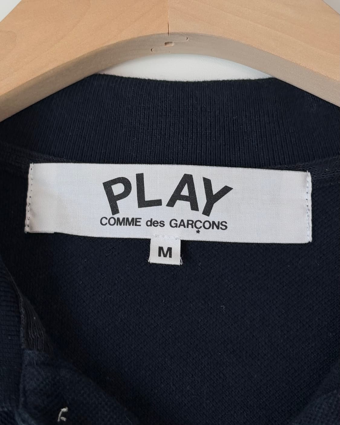 CommeDesGarcons 꼼데가르송 블랙네이비 PK 티 상품이미지6