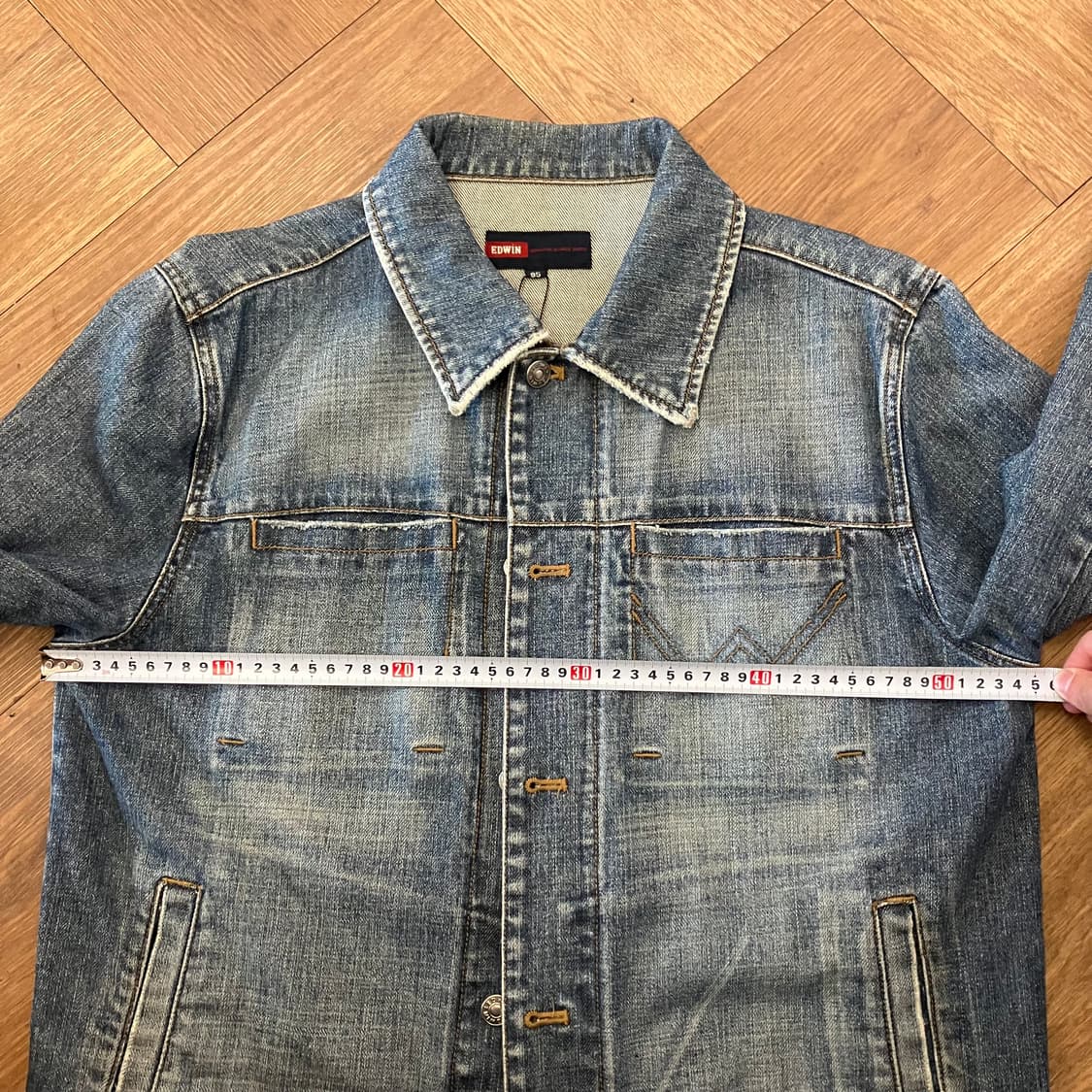 N17 에드윈 데님 청자켓 빈티지 상품이미지6