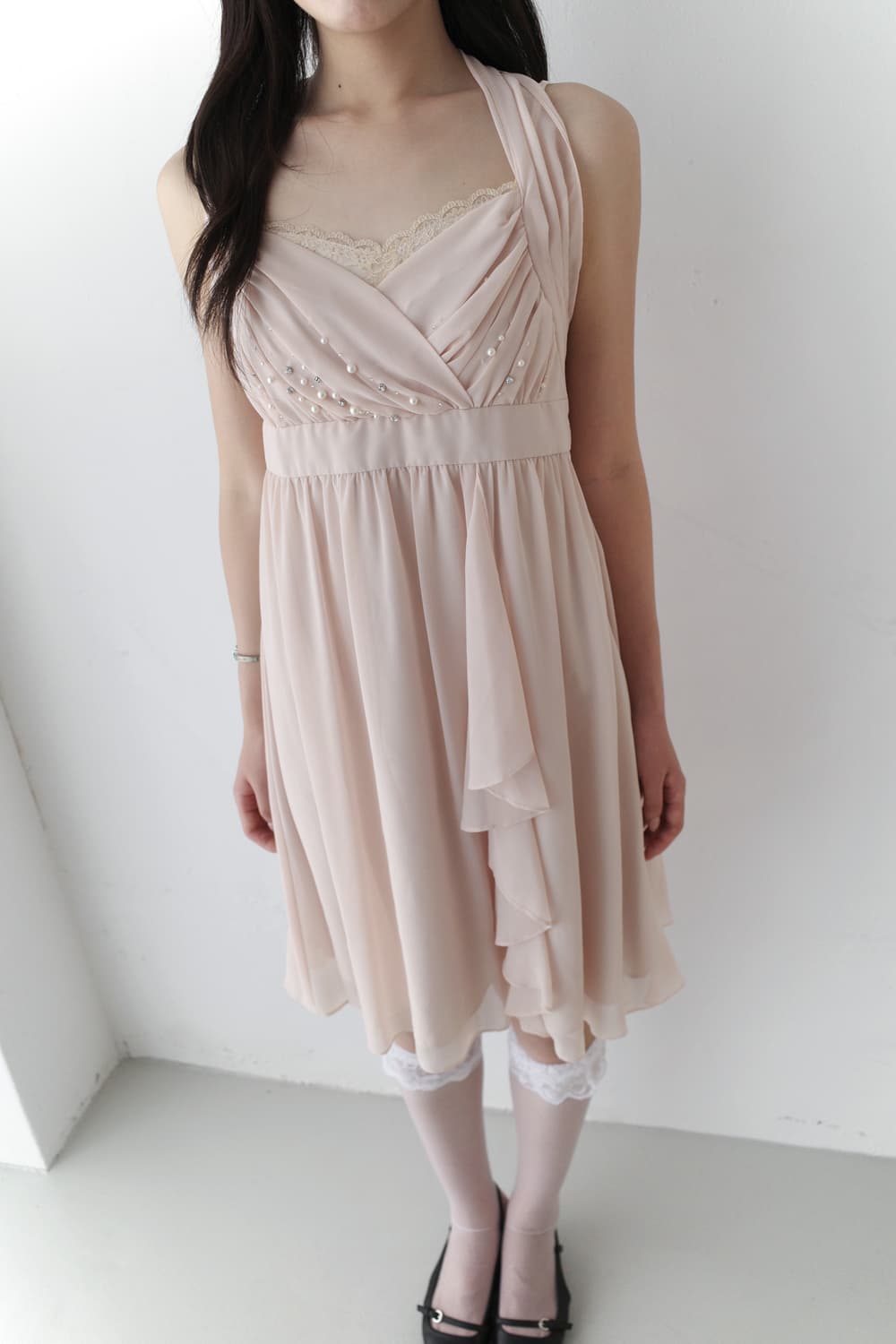 shirring frill dress 상품이미지4