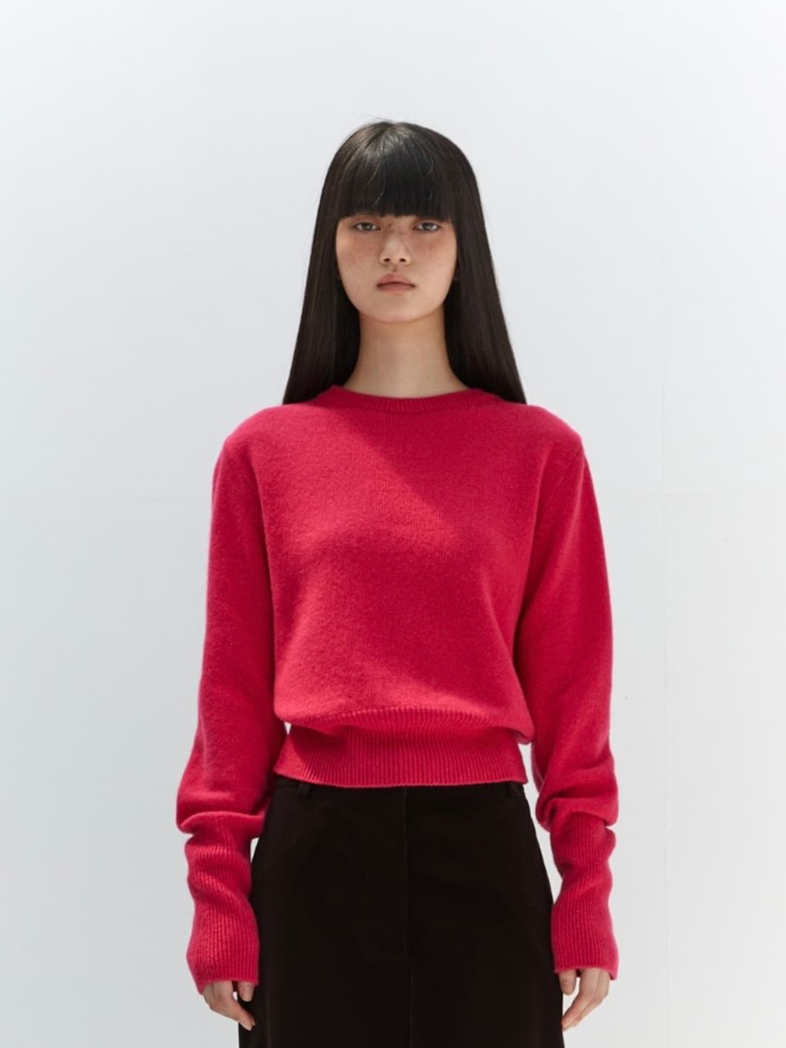 버뮬라 캐시미어 라운드 니트, 울 코트 상품이미지2