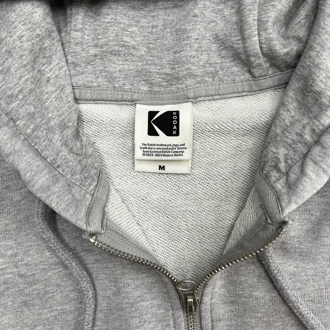 코닥 백 프린팅 그레이 후드집업 M 상품이미지5