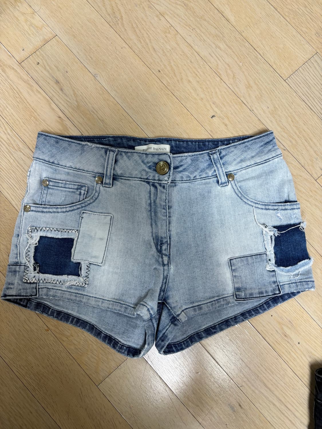 발망 데님 쇼츠 상품이미지1