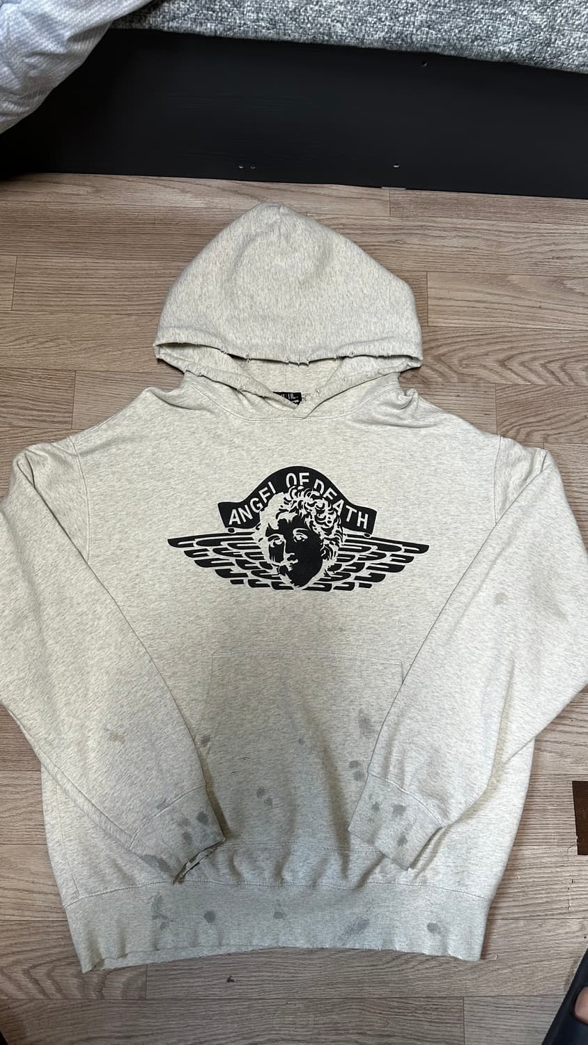 세인트미카엘  Angel Of Death 기모 후드티 상품이미지1