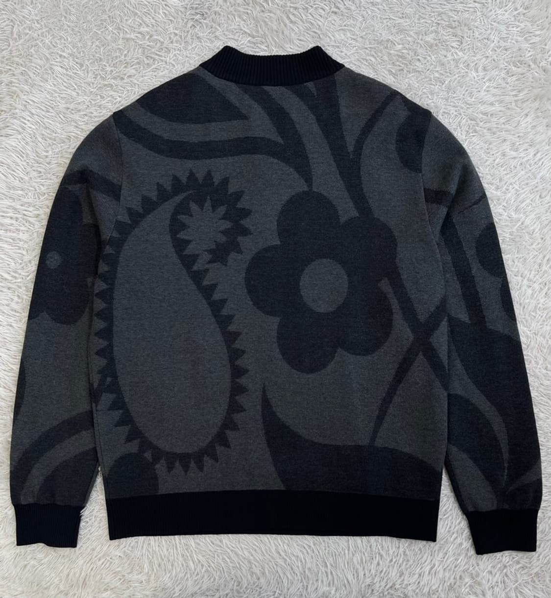 핑 골프 자카드 방풍 반버튼 긴팔 니트/#611 상품이미지3