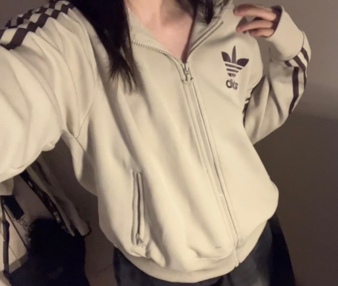 ✨아디다스 모카브라운 후드 져지✨ 상품이미지1