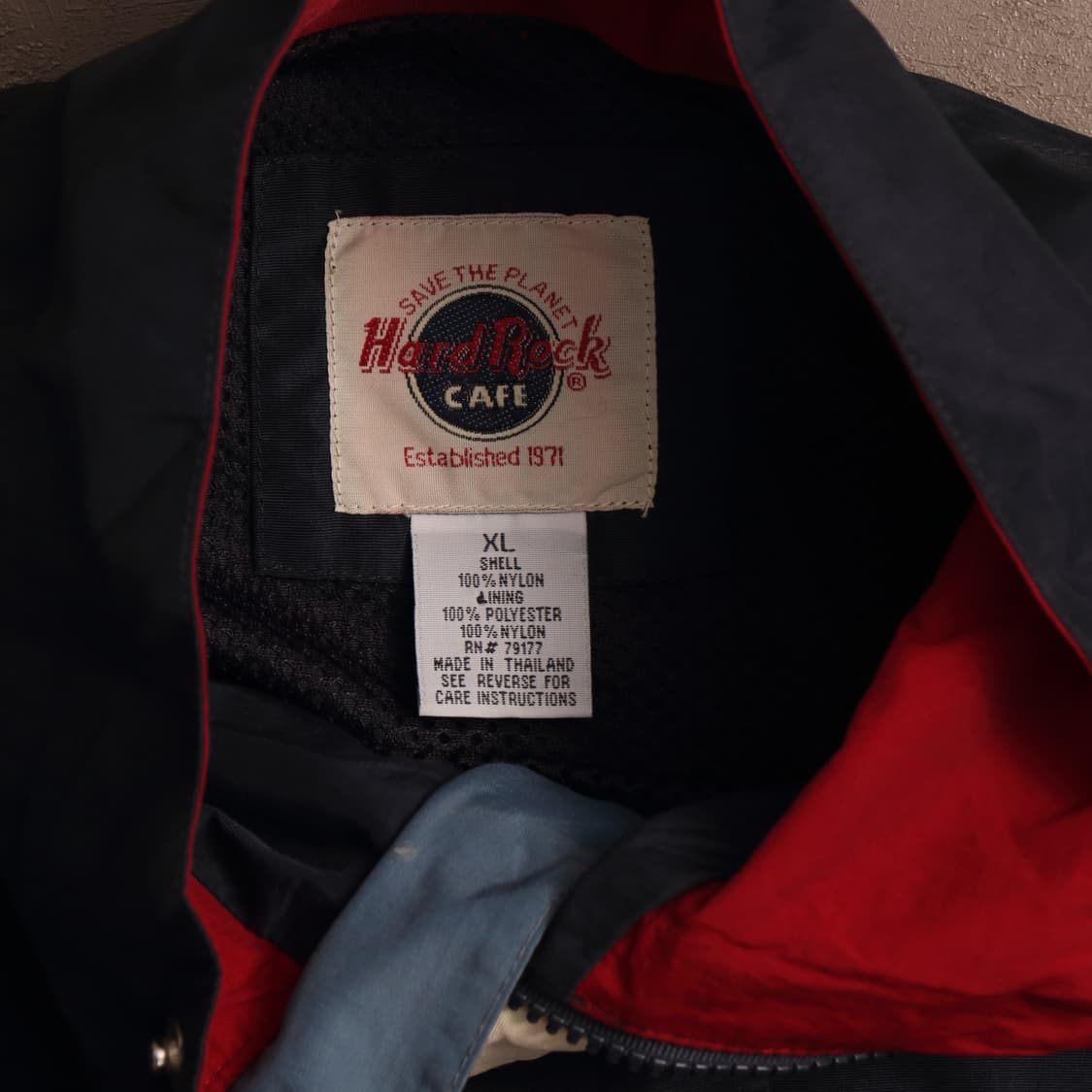 90's 하드락카페 바람막이 자켓 A1408 상품이미지3