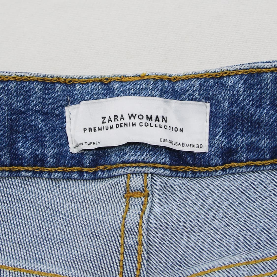 ZARA WOMAN 와이드 데님 팬츠 (여성용 31.5) 상품이미지5