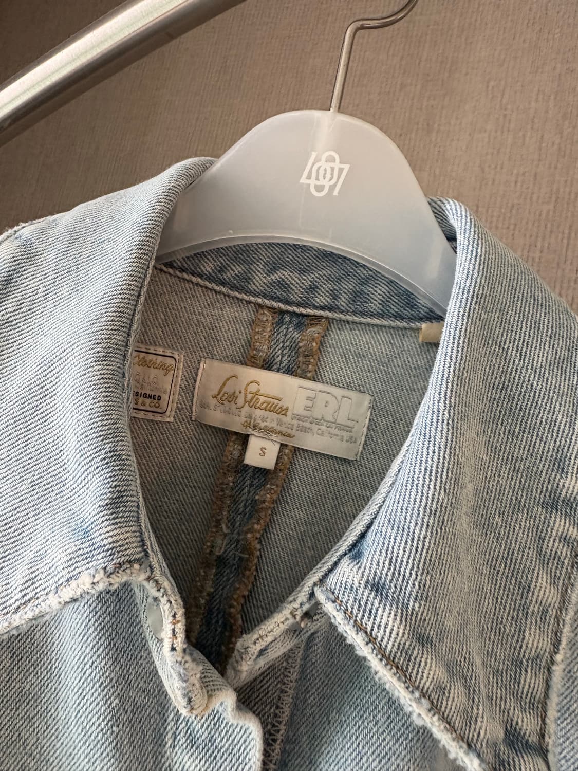 ERL x Levi's 여성 데님 탑 [S] 상품이미지3