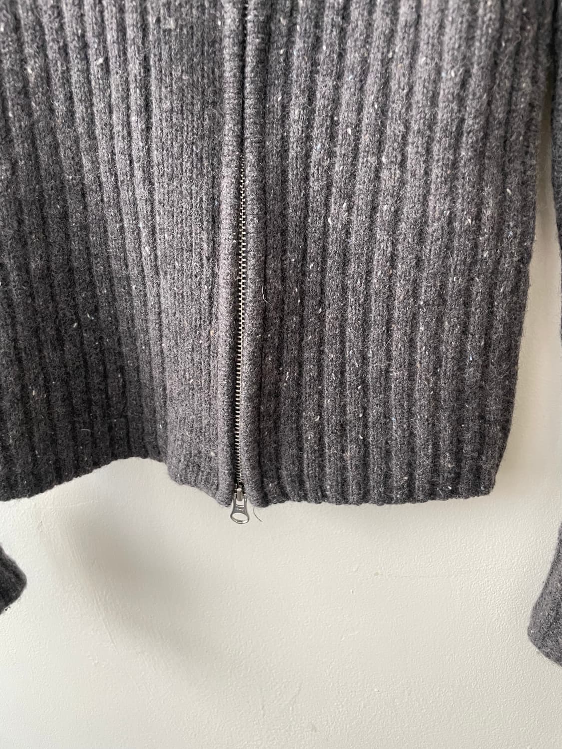 vintage side two way zip-up cardigan 상품이미지5