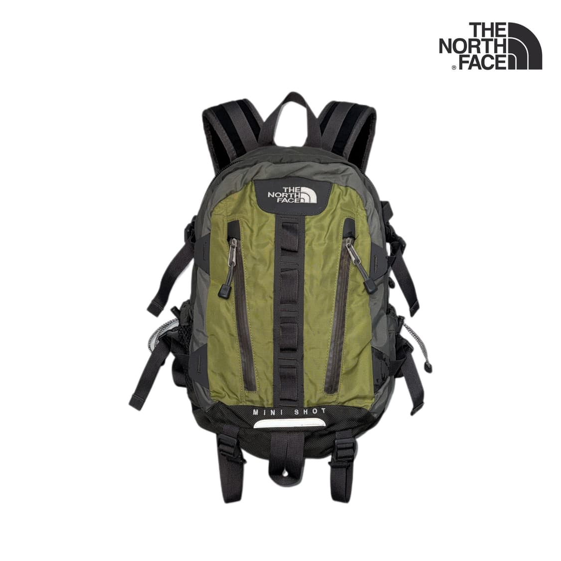 노스페이스 고프코어 카키 그린 미니샷 백팩 상품이미지1