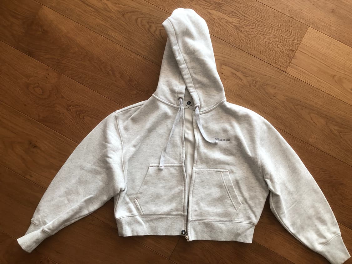 Whatitisnt 크롭 후드 집업 상품이미지1