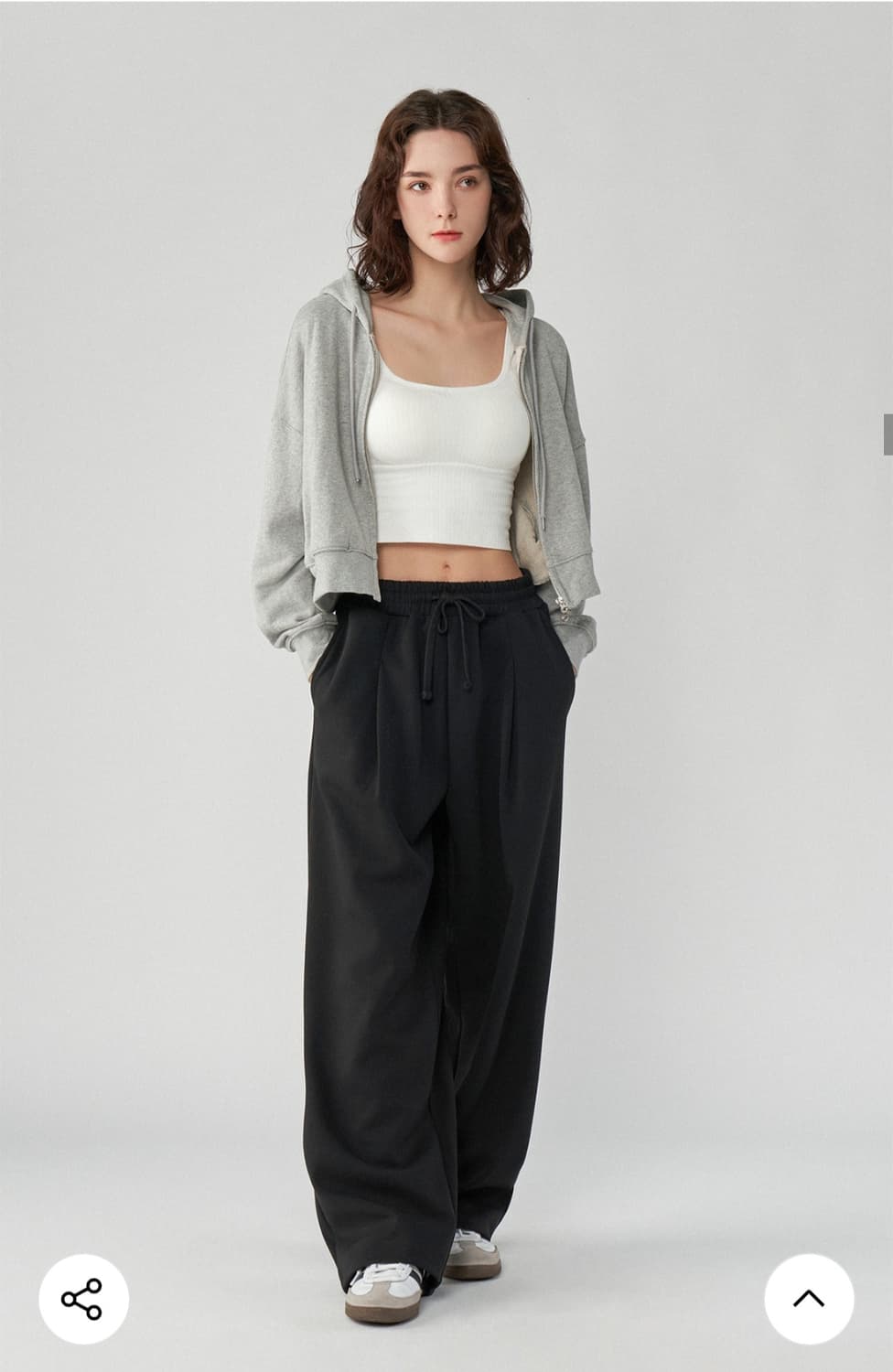 언탭트 스튜디오 트레이닝팬츠 L(31-32) 그레이,블랙 상품이미지3