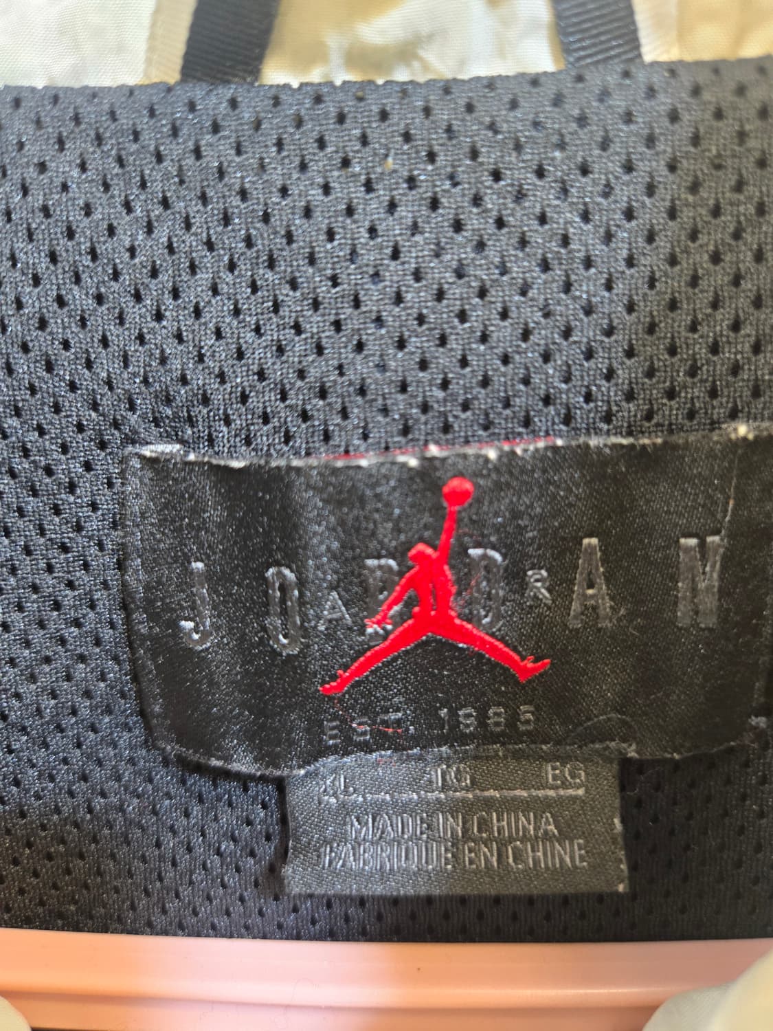 조던 블랙/화이트 바람막이 자켓 상품이미지3