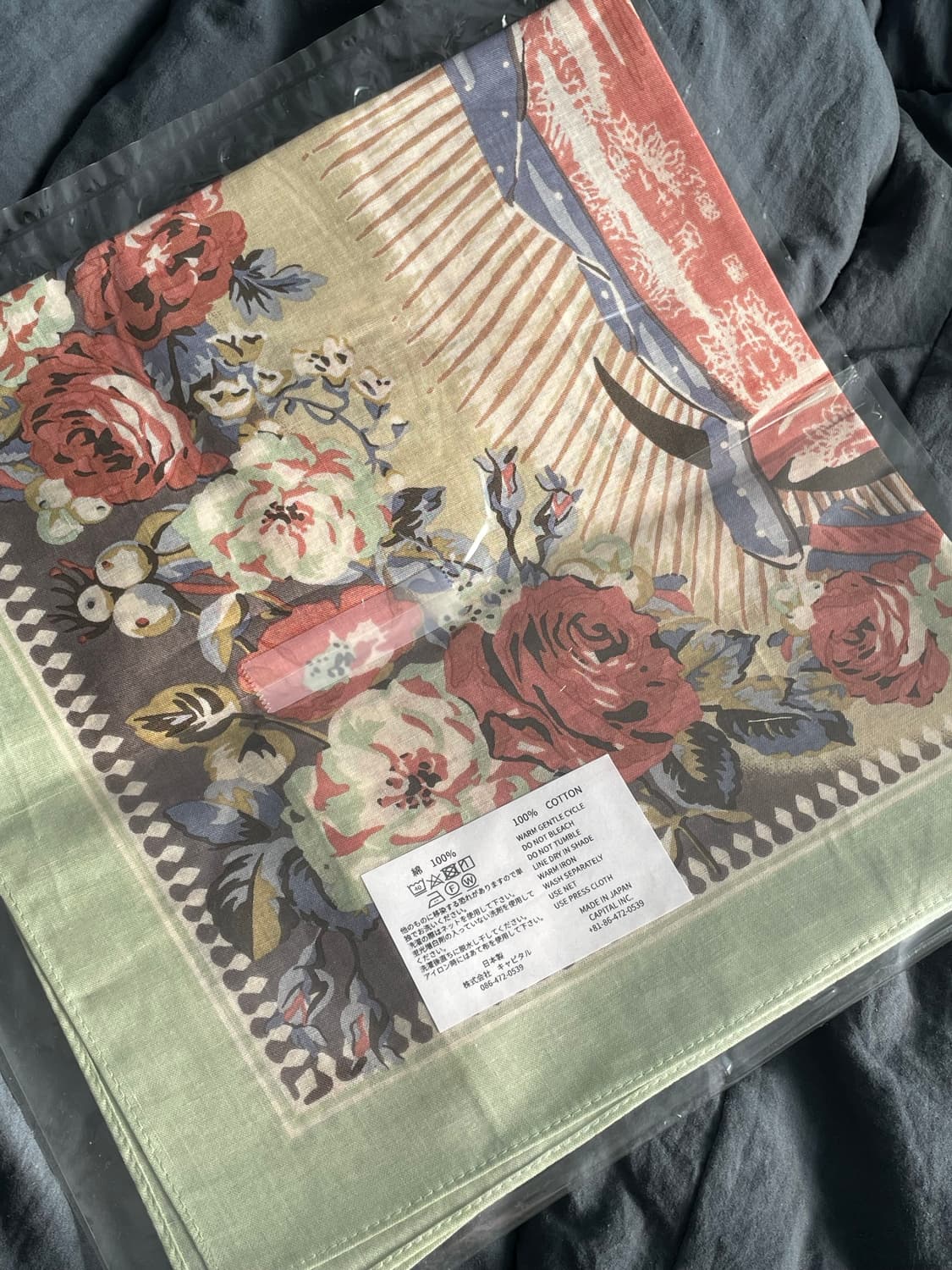 캐피탈 컬러드 반다나 패키쉬 마리아 민트 상품이미지3