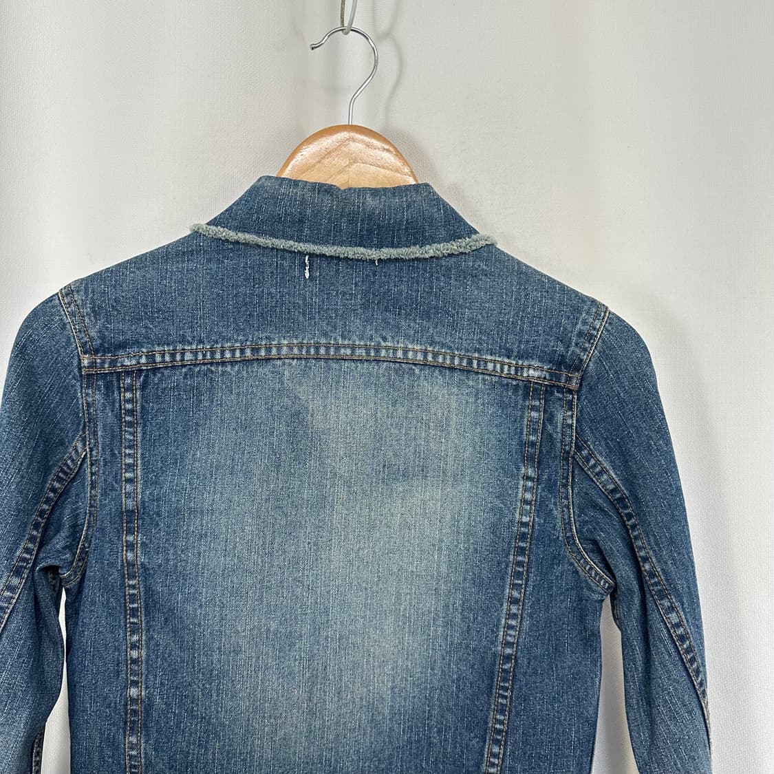  CLEF DE SOL 여자 면 데님 청자켓 M (44추천) 상품이미지6