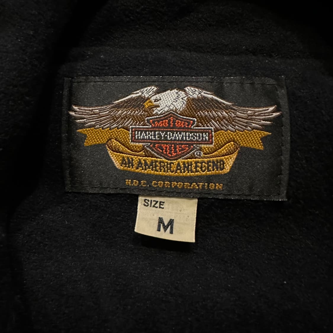 00s 할리데이비슨 나일론 집업 자켓 상품이미지4