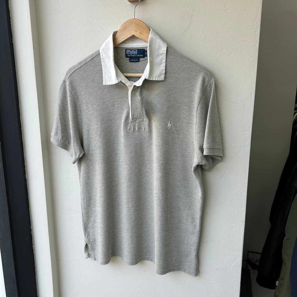 16547 - 폴로 랄프로렌 그레이 반팔 럭비티 상품이미지2