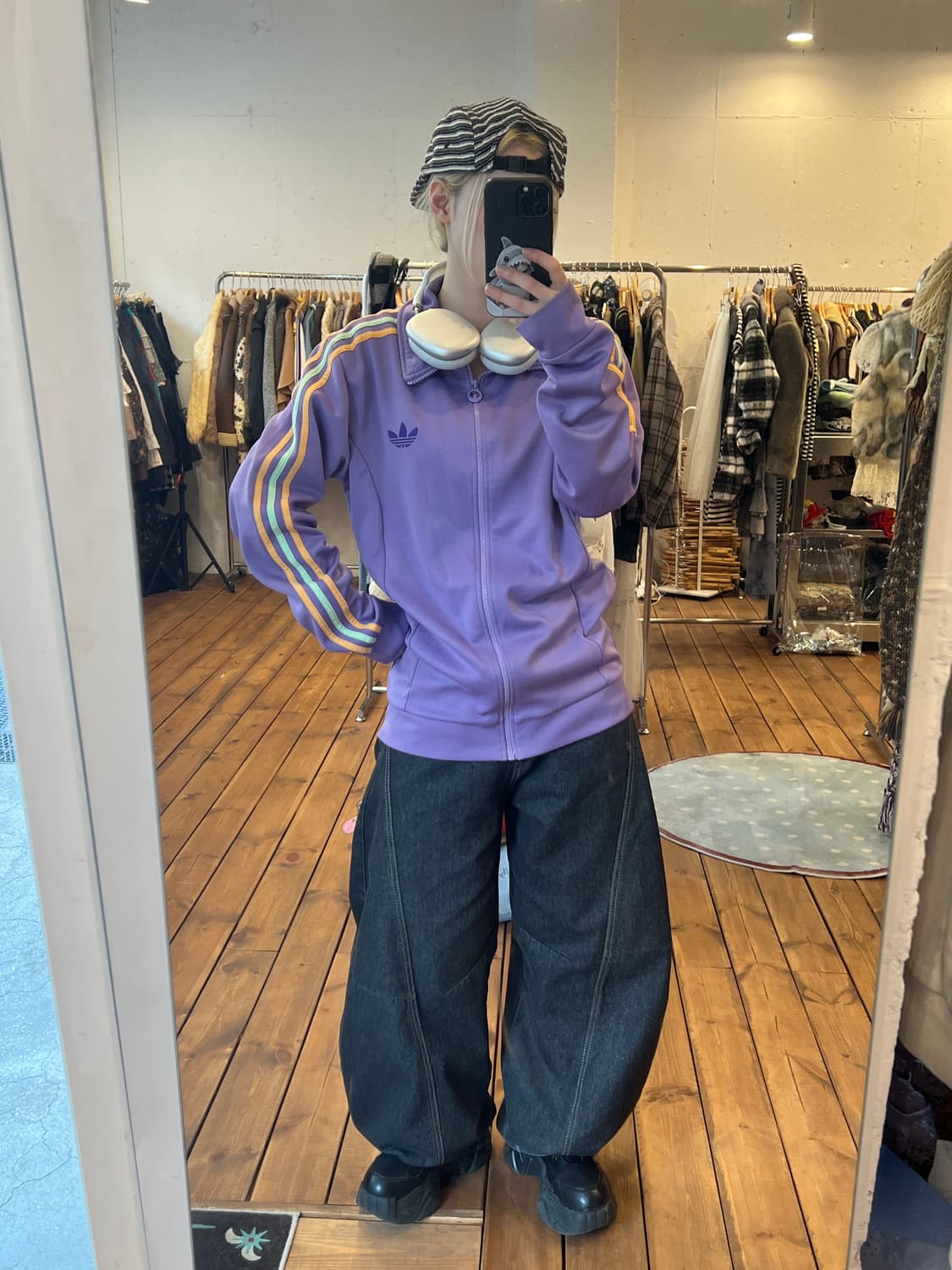 아디다스 연보라 파이어로고 져지 상품이미지3