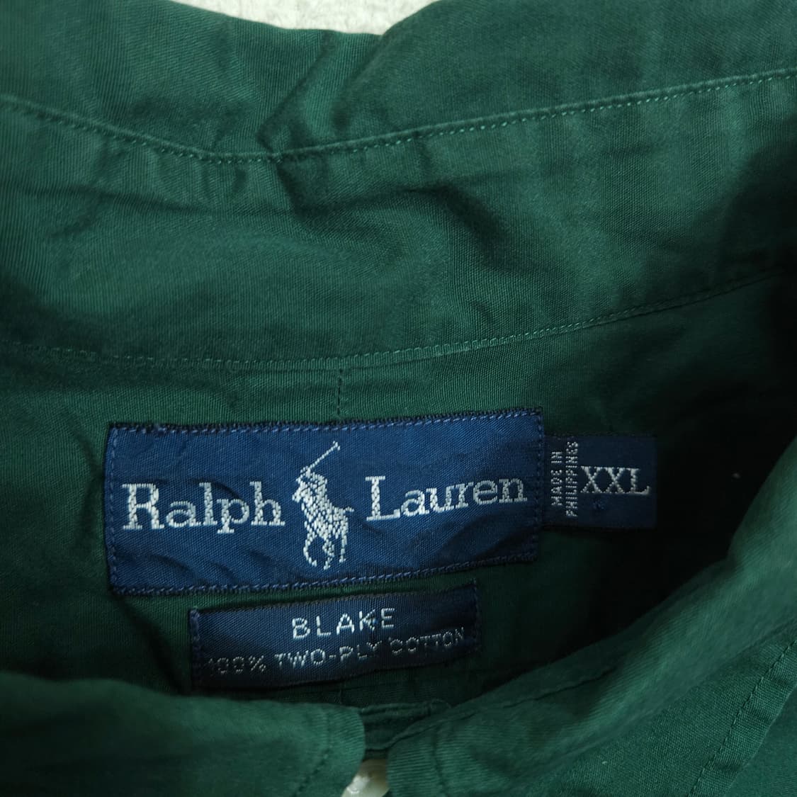 폴로 랄프 로렌 솔리드 셔츠 XXL 블레이크핏 상품이미지4