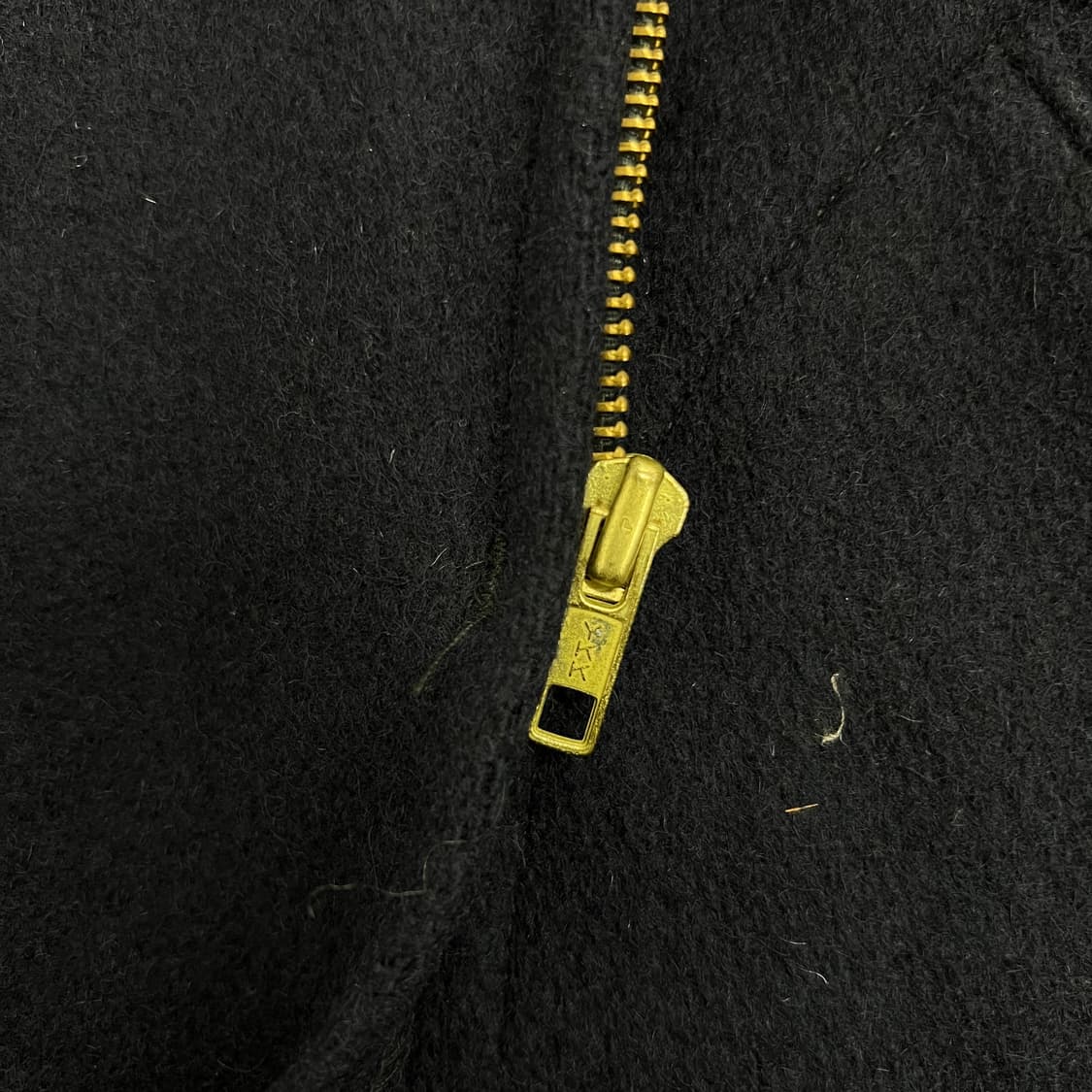 Melton 멜톤 네이비 울 집업 자켓 L 상품이미지7